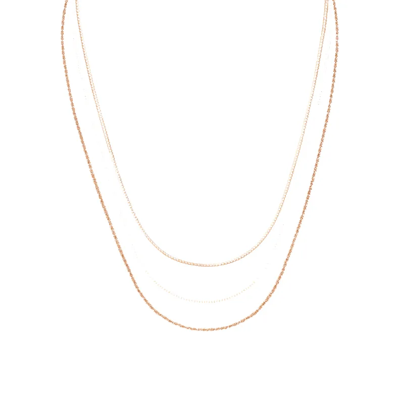 Staple Necklace Set RG sold by Daniel Wellington