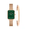 Quadro Pressed Melrose Green + Classic Bracelet sold by Daniel Wellington
