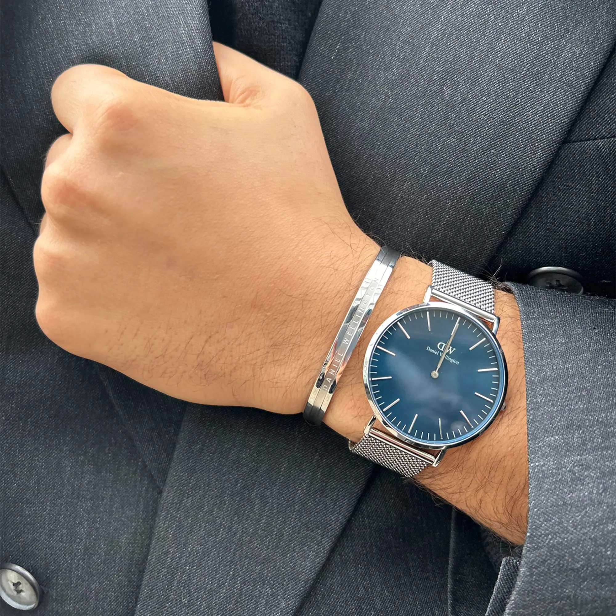 Classic Mesh Arctic Silver sold by Daniel Wellington product image thumbnail 2