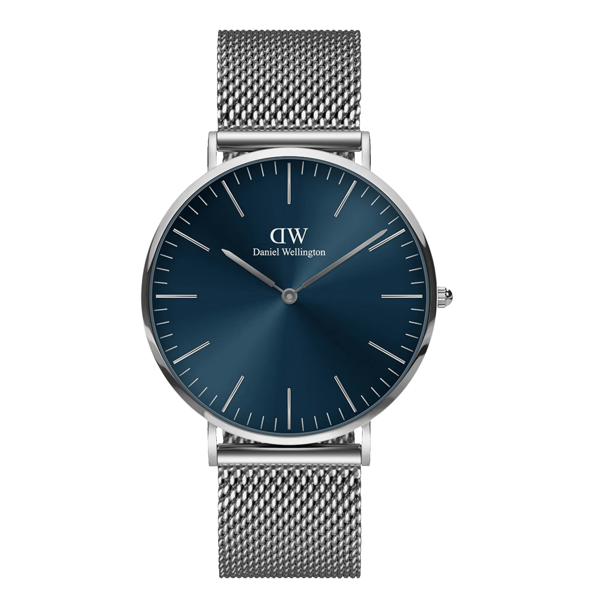 Classic Mesh Arctic Silver sold by Daniel Wellington