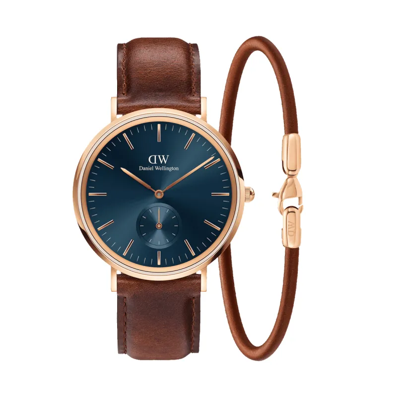 Classic Multi Eye St Mawes Arctic & Bracelet Rose Gold sold by Daniel Wellington