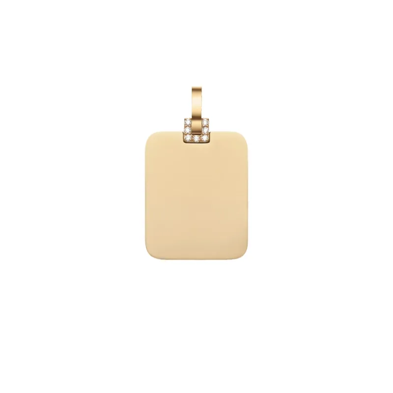 Rectangular Detail Crystal Pendant G sold by Daniel Wellington