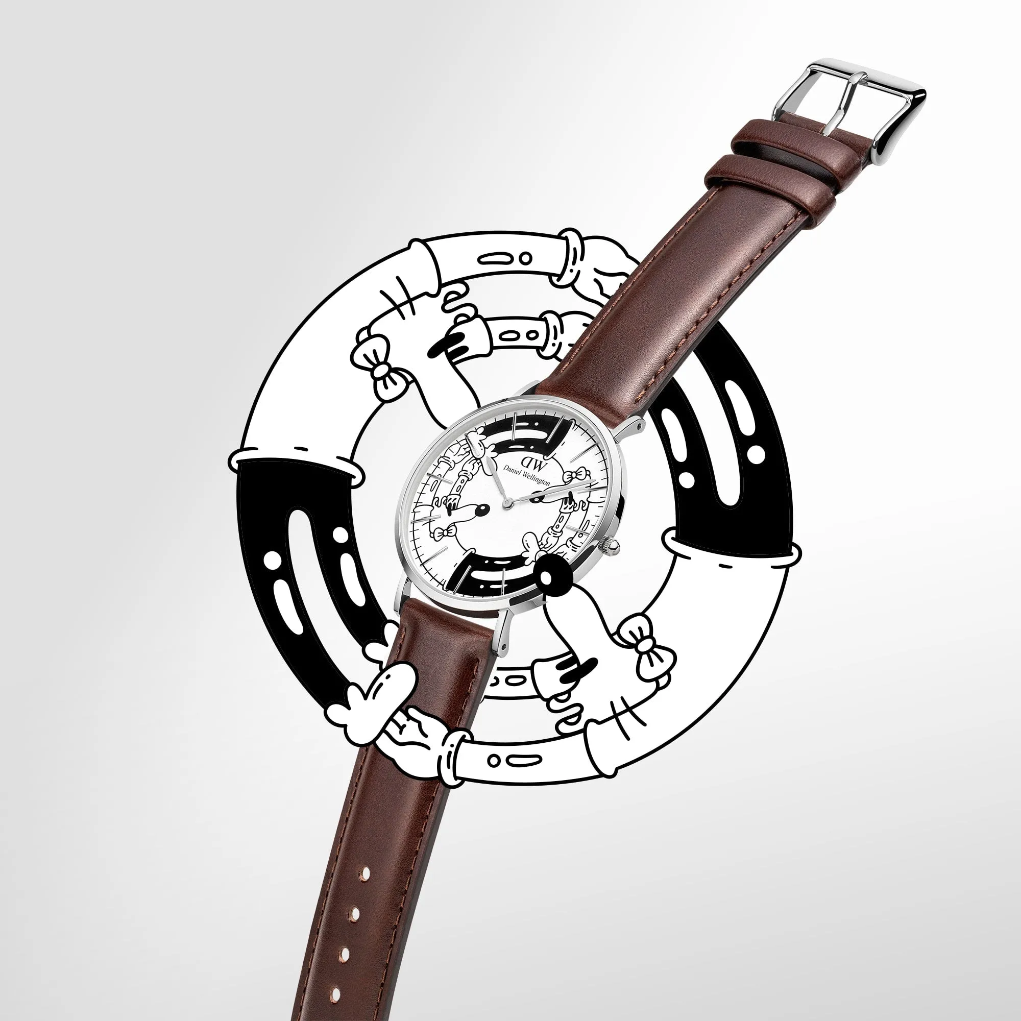 Steven Harrington x DW SET: Bristol BW dial & Strap sold by Daniel Wellington product image thumbnail 3
