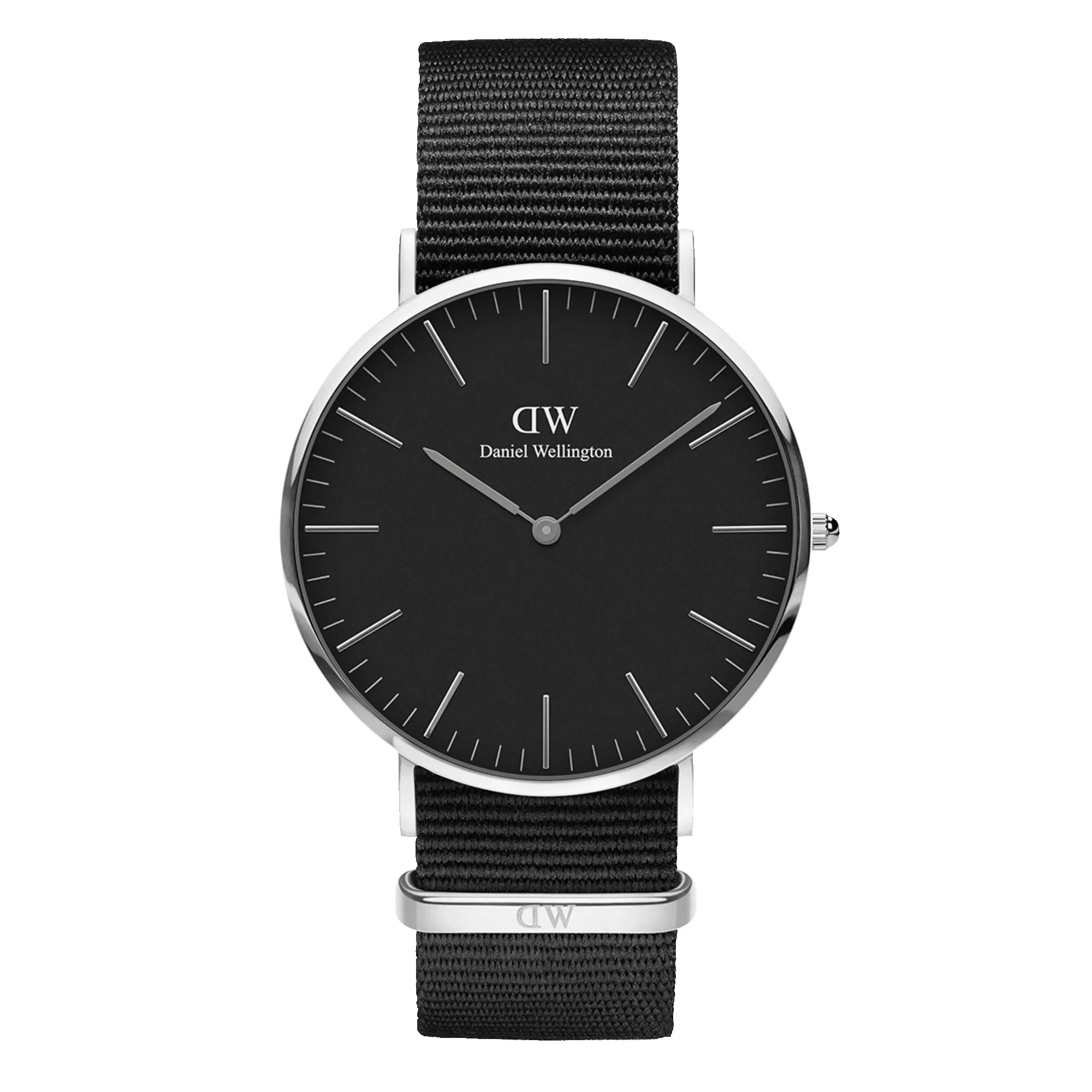 Classic Cornwall Black Silver sold by Daniel Wellington