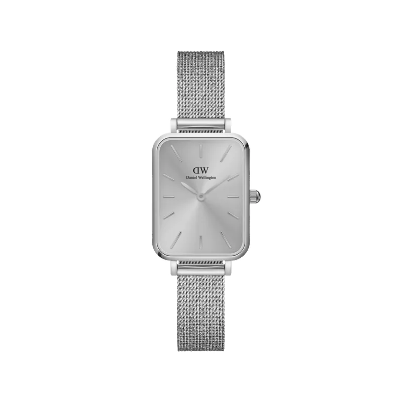 Quadro Pressed Unitone Silver sold by Daniel Wellington