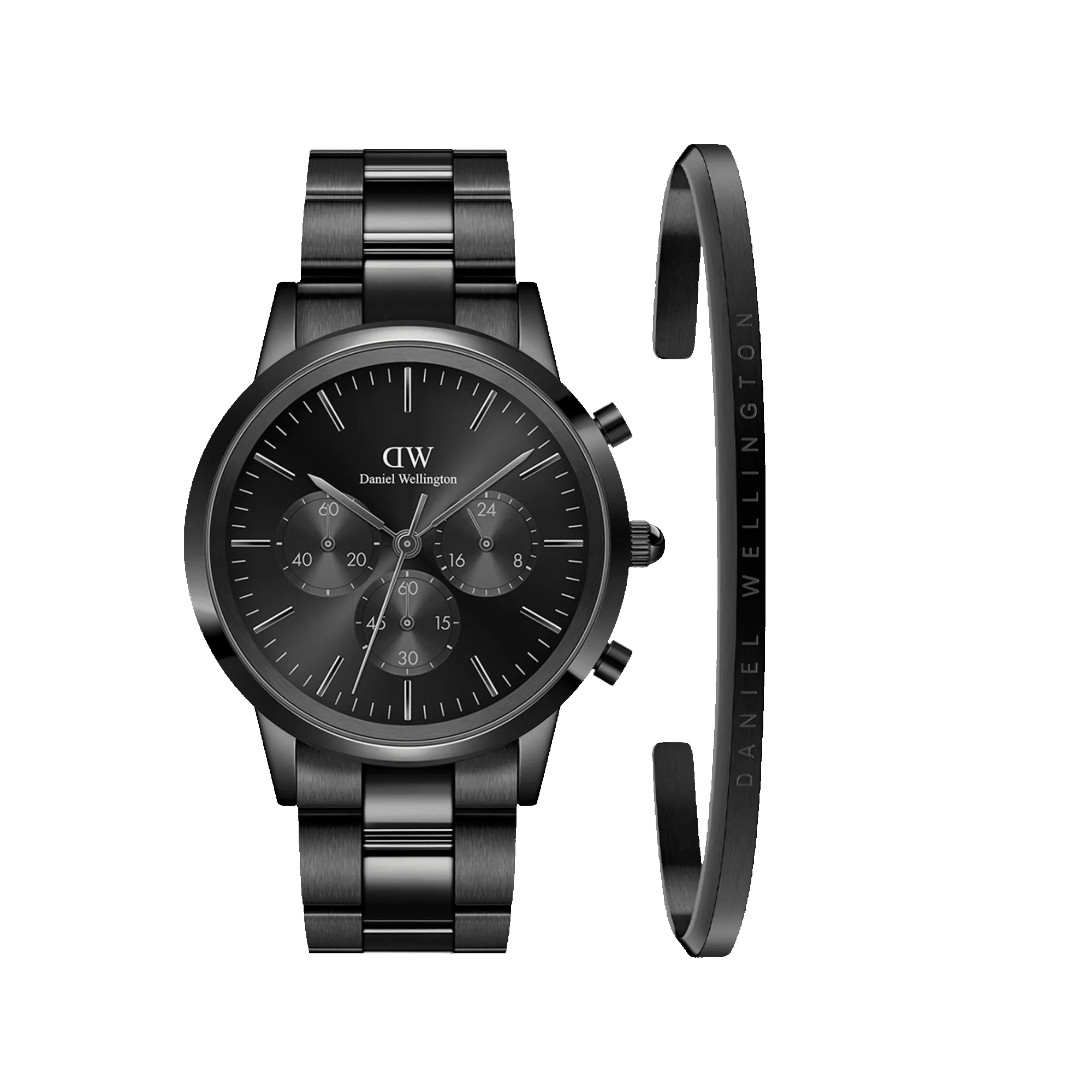 Iconic Chronograph Link + Classic Bracelet sold by Daniel Wellington