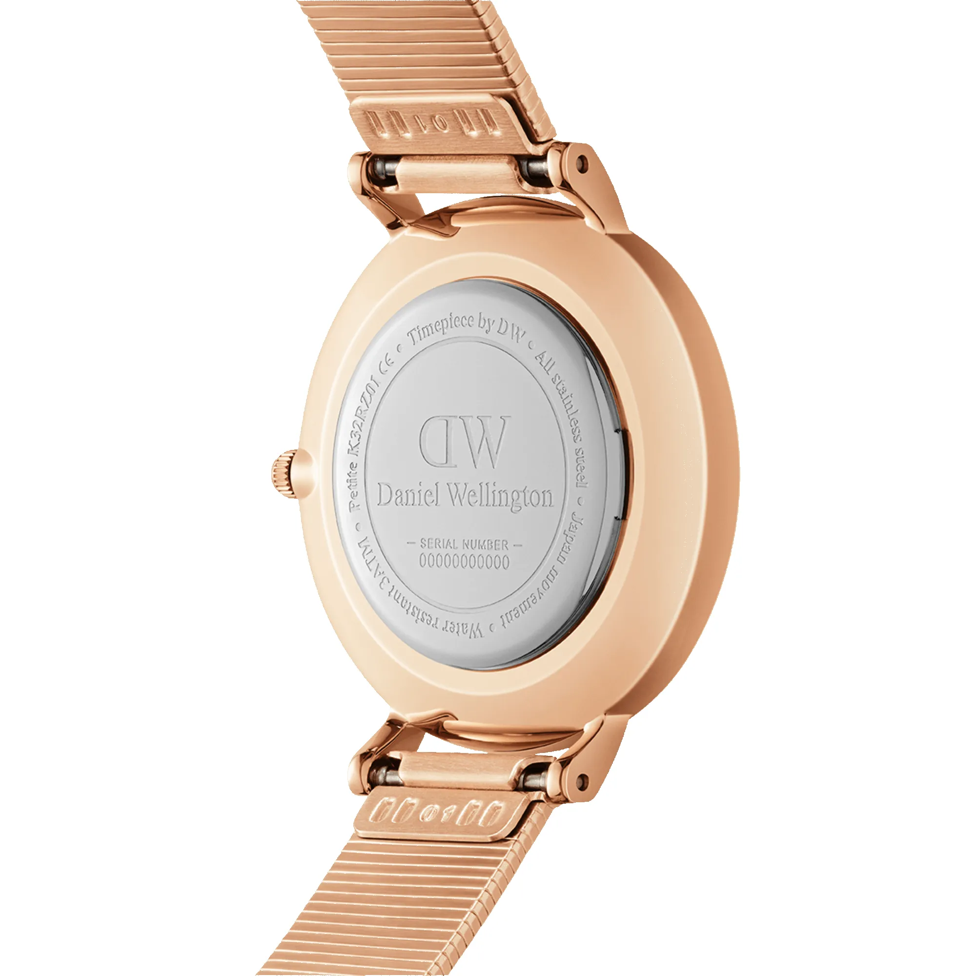 Petite Lumine Pressed Piano White MoP Rose Gold sold by Daniel Wellington product image thumbnail 3