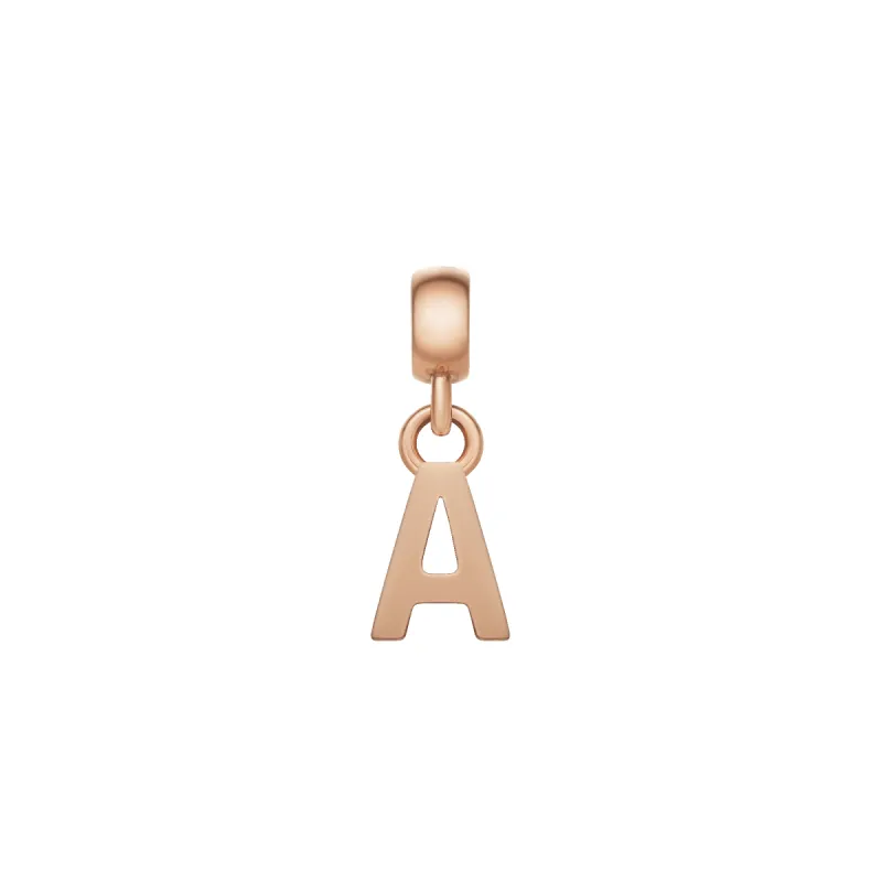 Letter Charm Rose Gold sold by Daniel Wellington