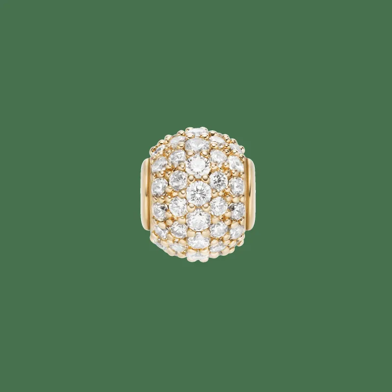 Pavé Orb White Crystal Charm G sold by Daniel Wellington