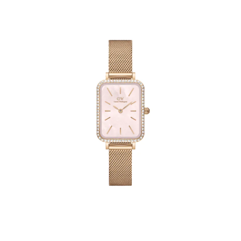 Quadro Lumine Bezel Melrose Pink MOP sold by Daniel Wellington