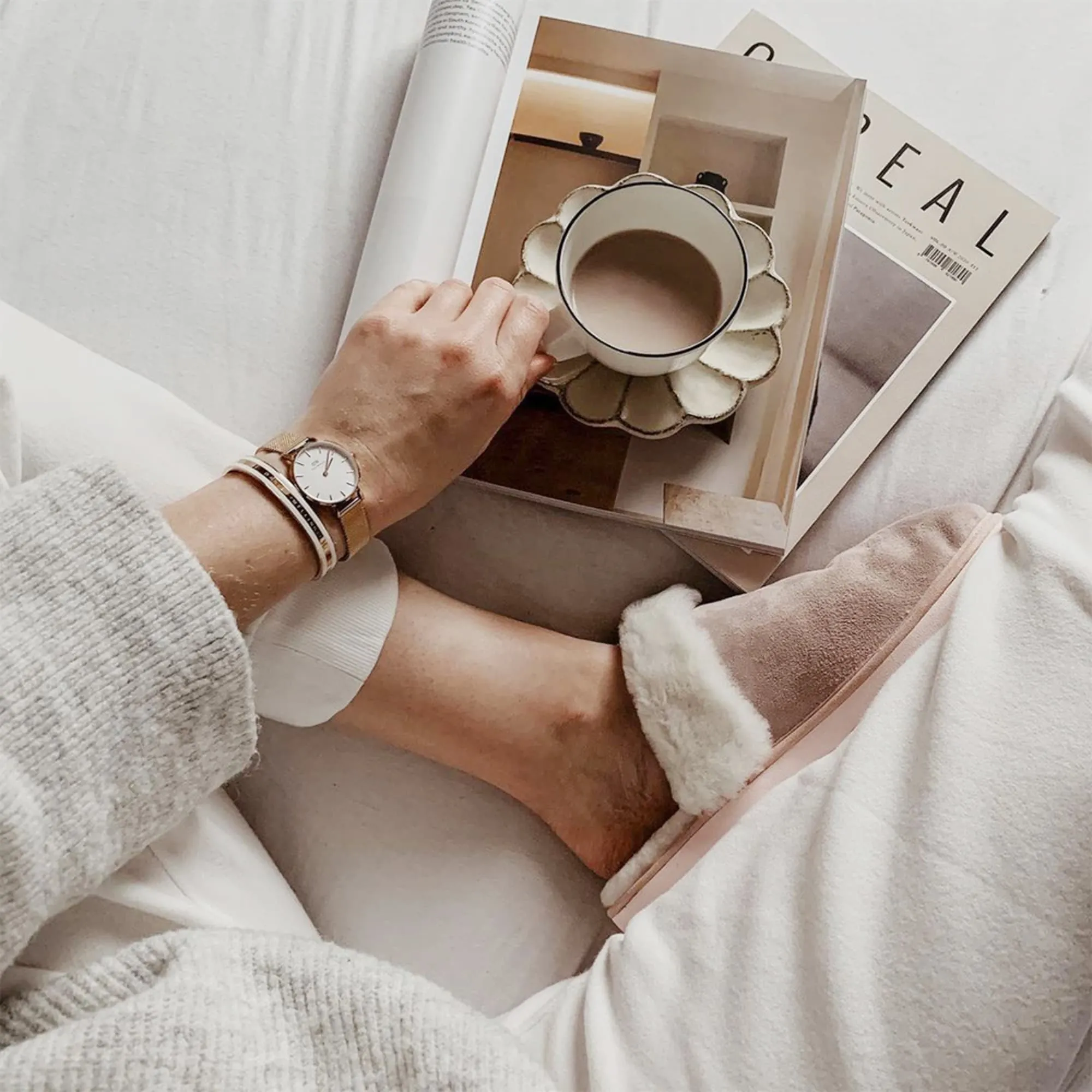 Emalie Bracelet Satin White Rose Gold sold by Daniel Wellington product image thumbnail 2