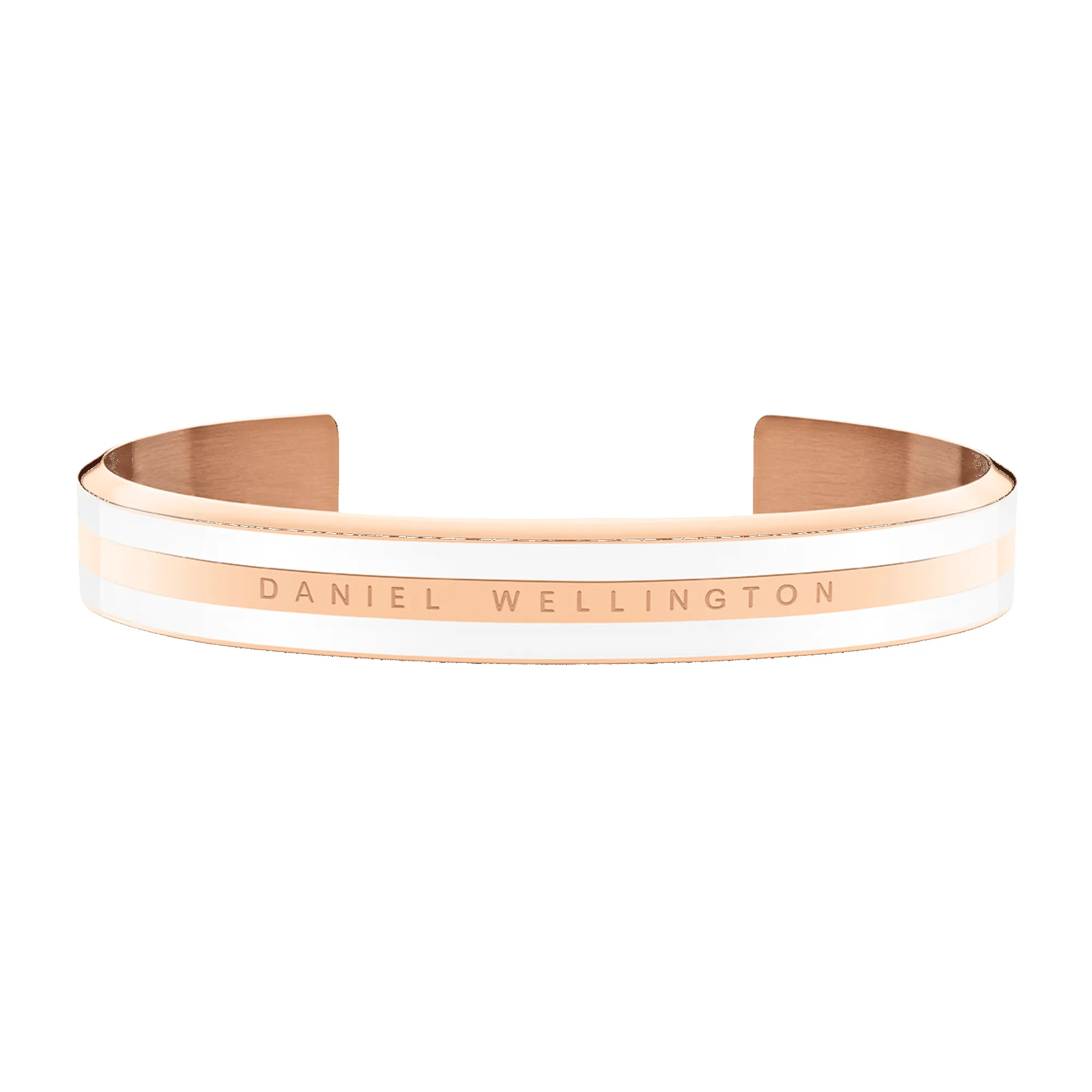 Emalie Bracelet Satin White Rose Gold sold by Daniel Wellington