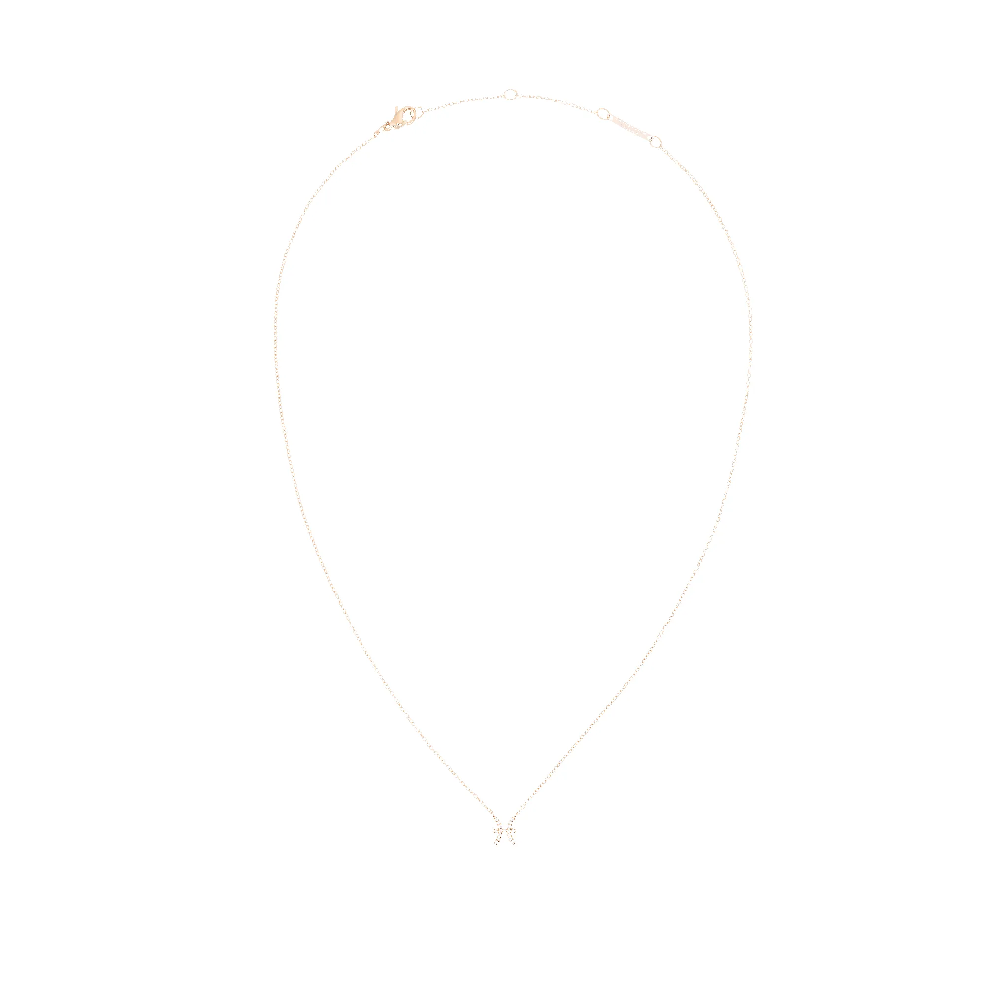Crystal Zodiac Chain Necklace Rose Gold sold by Daniel Wellington product image thumbnail 3