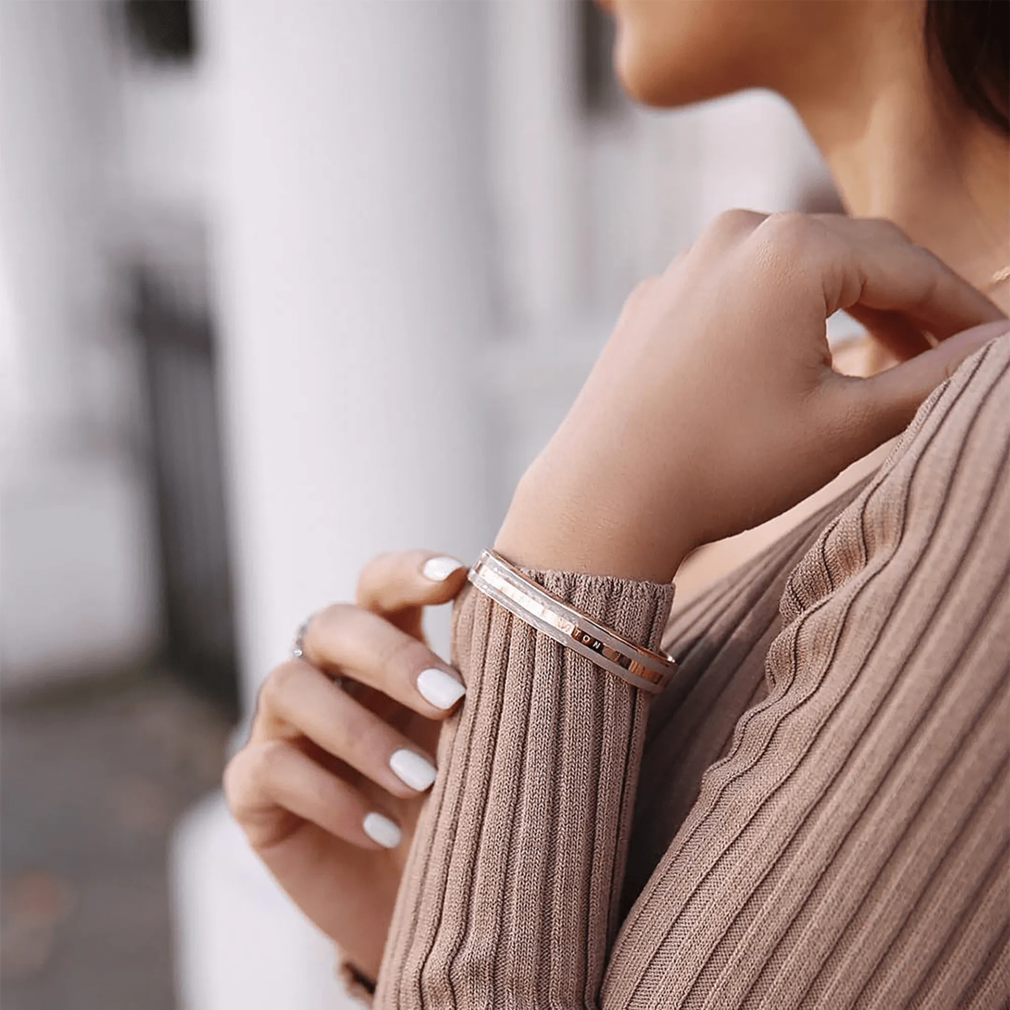 Emalie Bracelet Desert Sand Rose Gold sold by Daniel Wellington product image thumbnail 2