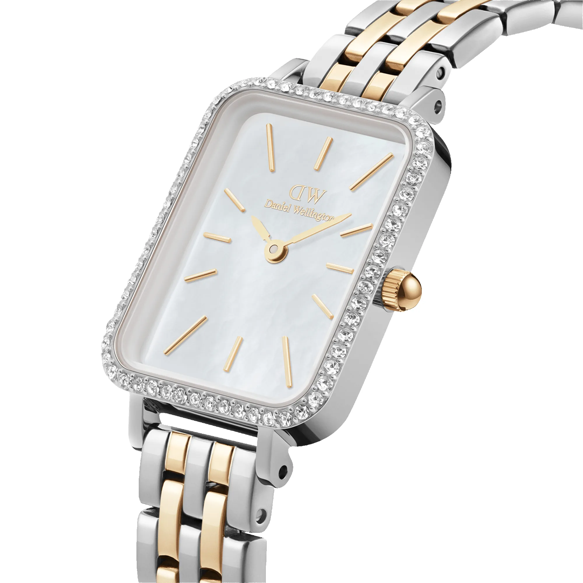 Quadro Lumine Bezel 5-Link Two-Tone MOP sold by Daniel Wellington product image thumbnail 2
