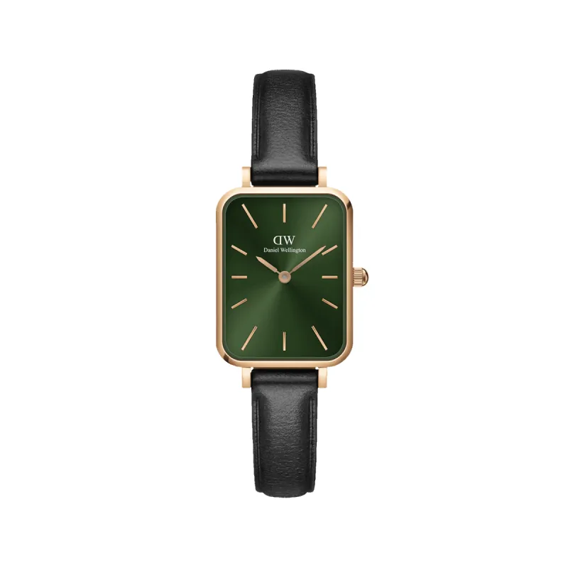 Quadro Pressed Sheffield Emerald Rose Gold sold by Daniel Wellington