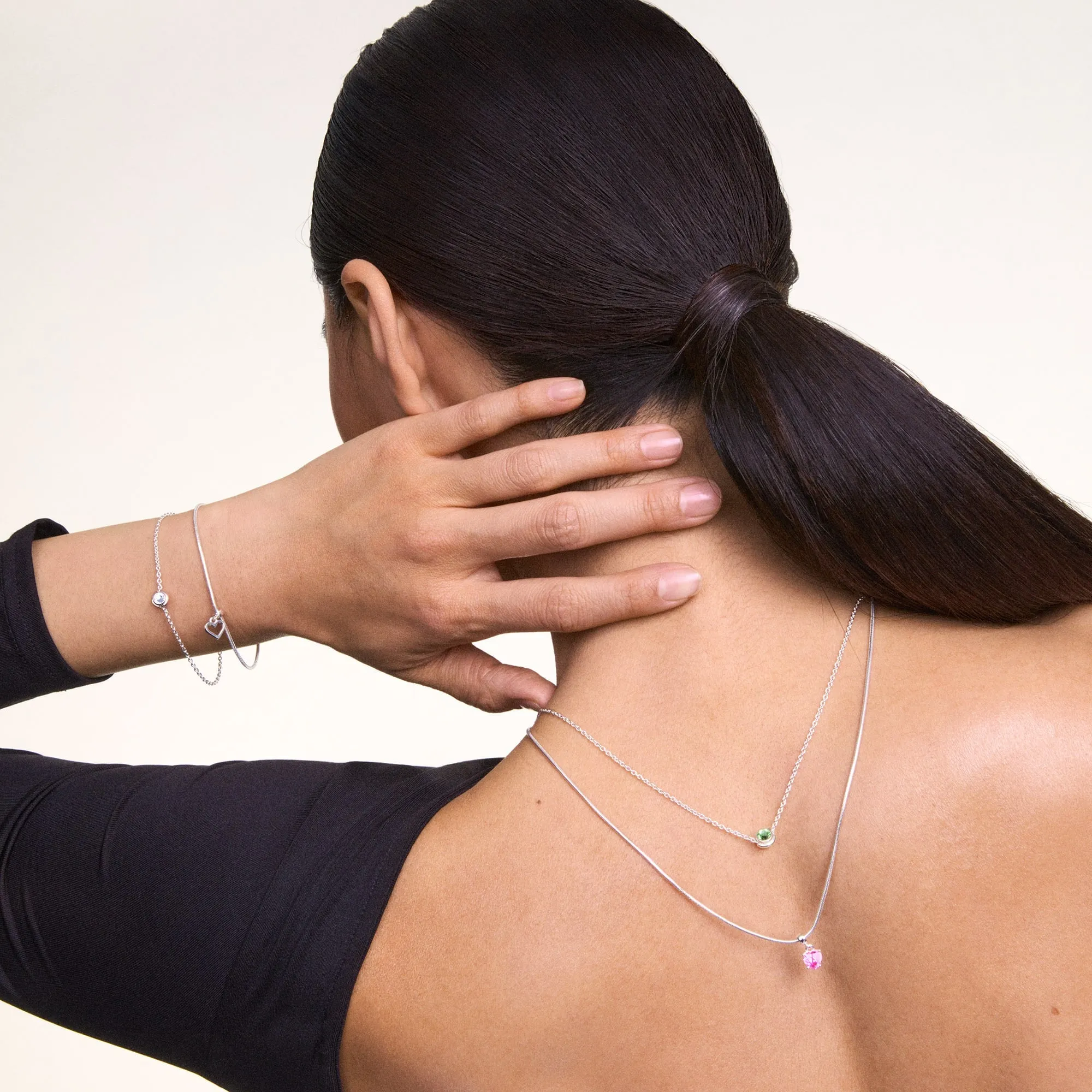 Charms Chain Necklace Sterling S925 Sterling Silver sold by Daniel Wellington product image thumbnail 2