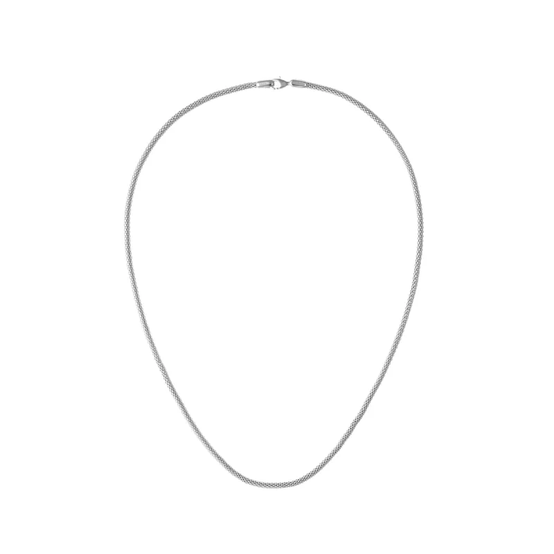 Tide Mesh Necklace Silver 2.8 sold by Daniel Wellington
