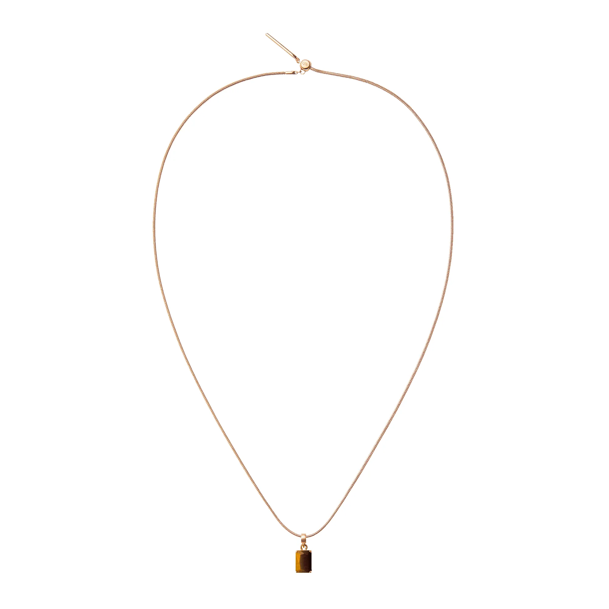 Tiger eye Octagon Rose Gold Charm sold by Daniel Wellington product image thumbnail 4