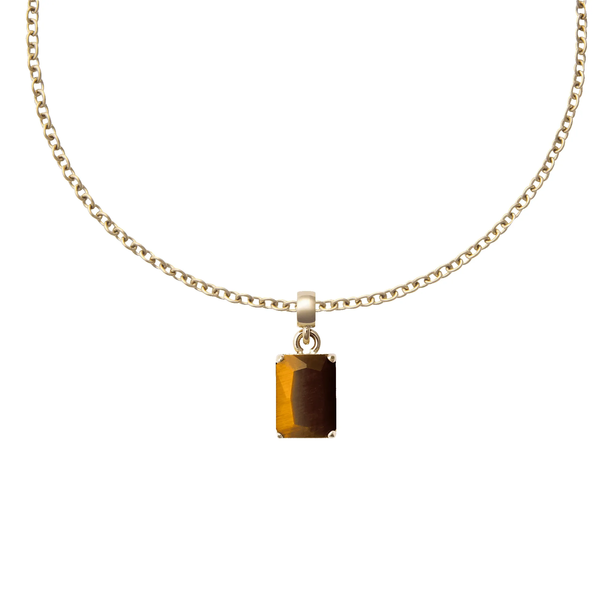 Tiger eye Octagon Gold Charm sold by Daniel Wellington product image thumbnail 3