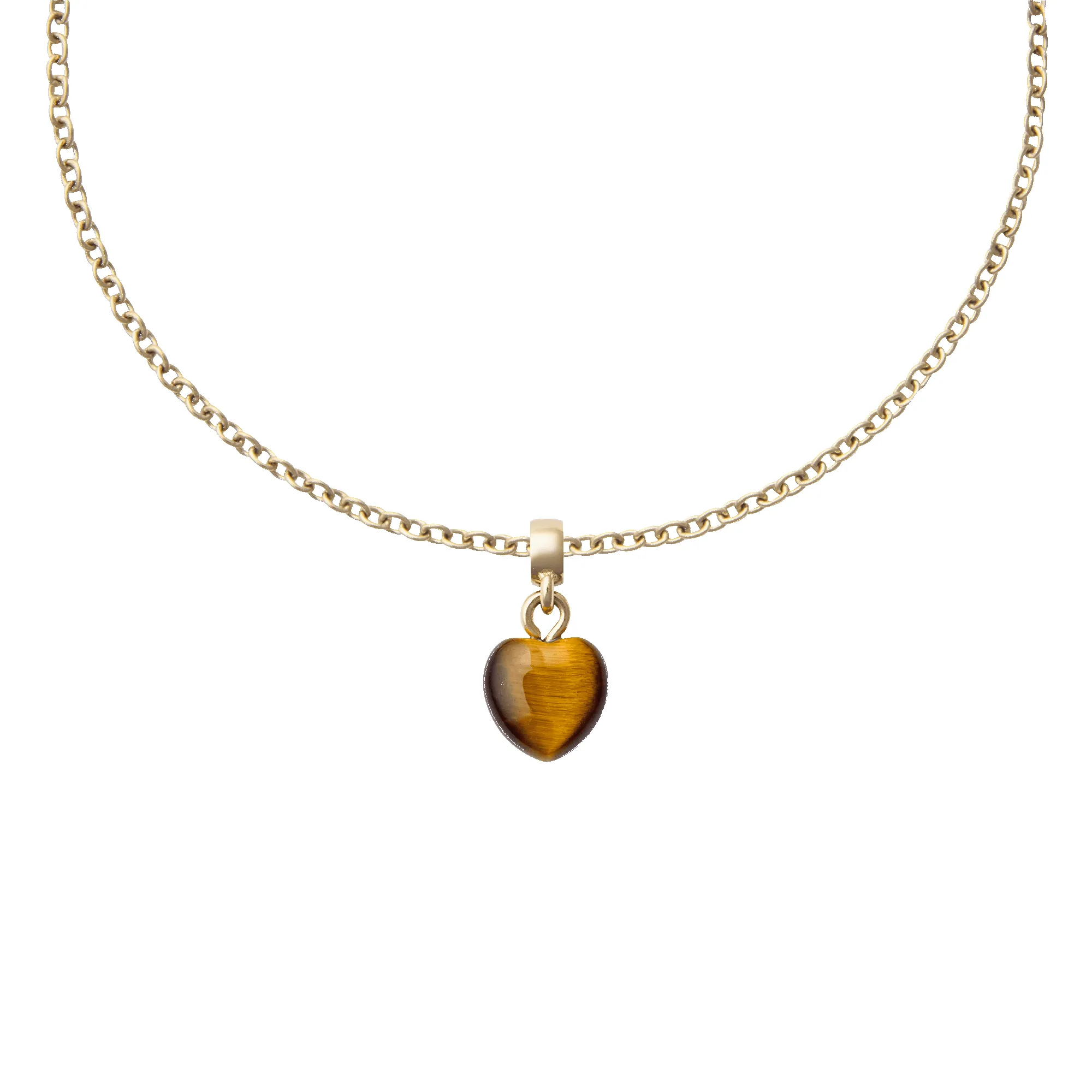 Tiger eye Heart Gold Charm sold by Daniel Wellington product image thumbnail 3