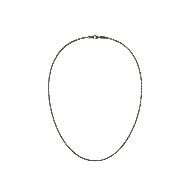 Tide Mesh Necklace Graphite 1.8 sold by Daniel Wellington