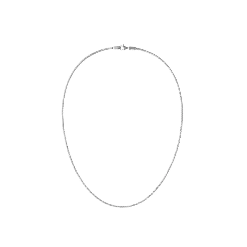 Tide Mesh Necklace Silver 1.8 sold by Daniel Wellington
