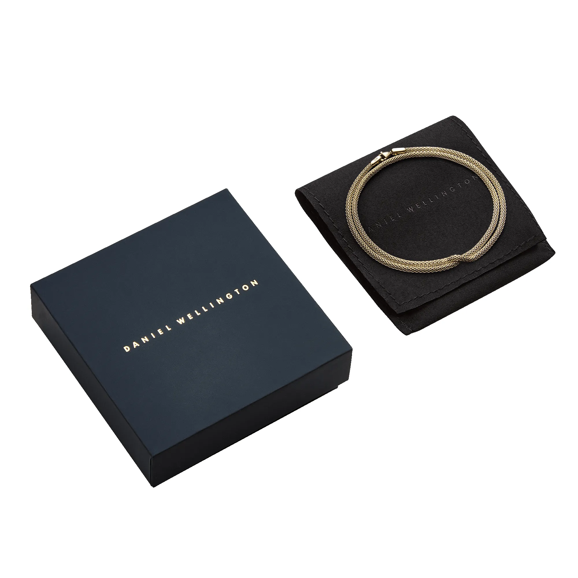 Tide Mesh Necklace Gold 2.8 sold by Daniel Wellington product image thumbnail 5