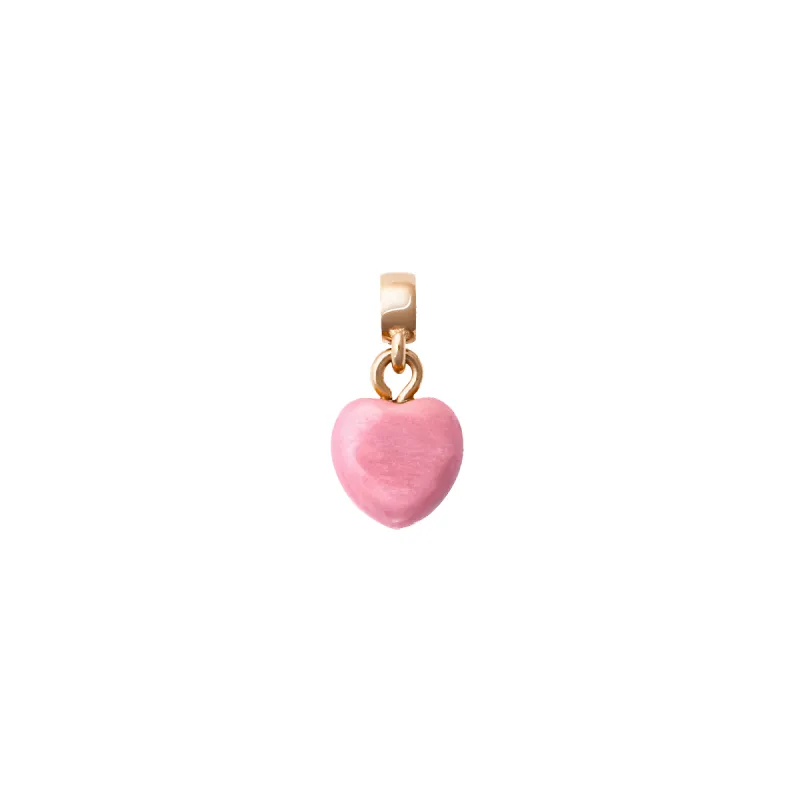 Rhondonite Heart Rose Gold Charm sold by Daniel Wellington