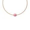 Rhodonite Crystal Orb Rose Gold Charm sold by Daniel Wellington
