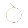 Rhodonite Crystal Orb Rose Gold Charm sold by Daniel Wellington