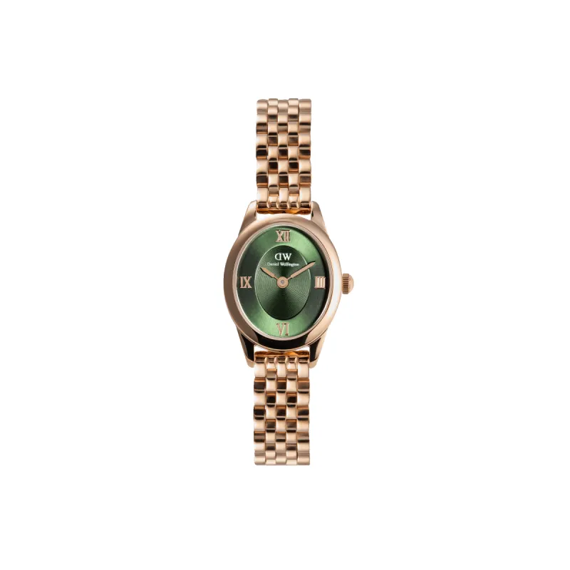 Ophelia Mini Emerald Rose Gold sold by Daniel Wellington