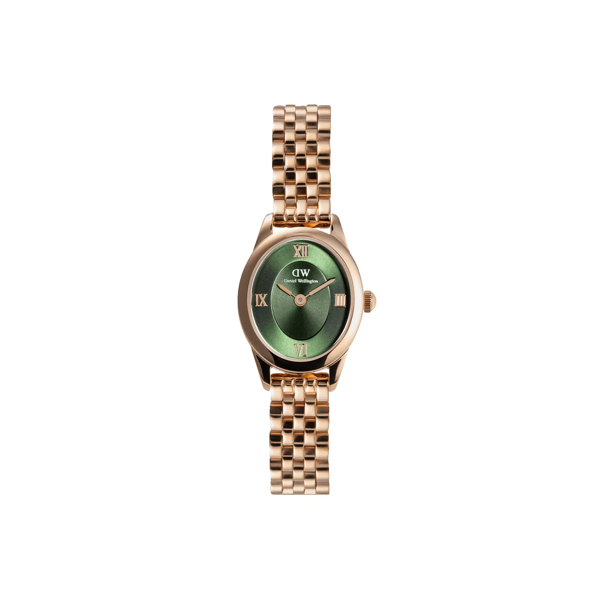 Ophelia Mini Emerald Rose Gold sold by Daniel Wellington