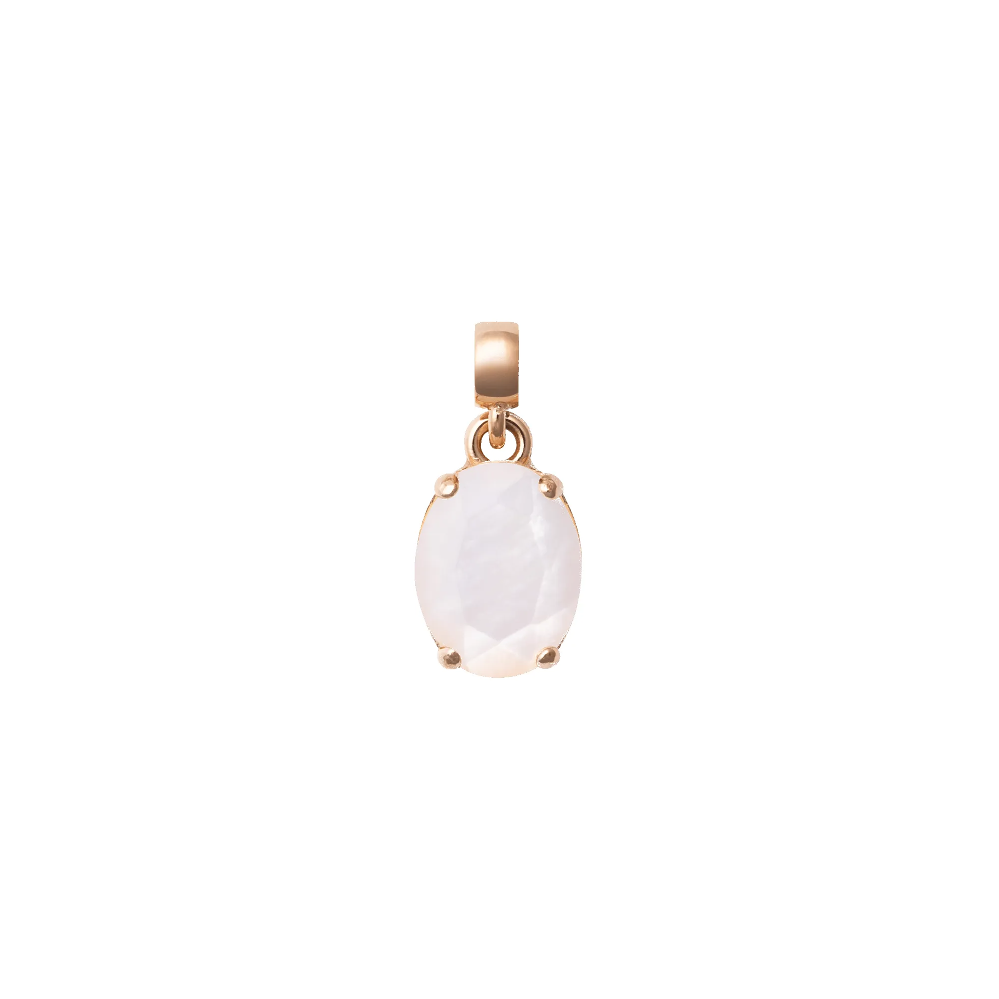 Mother of Pearl Oval Rose Gold Charm sold by Daniel Wellington