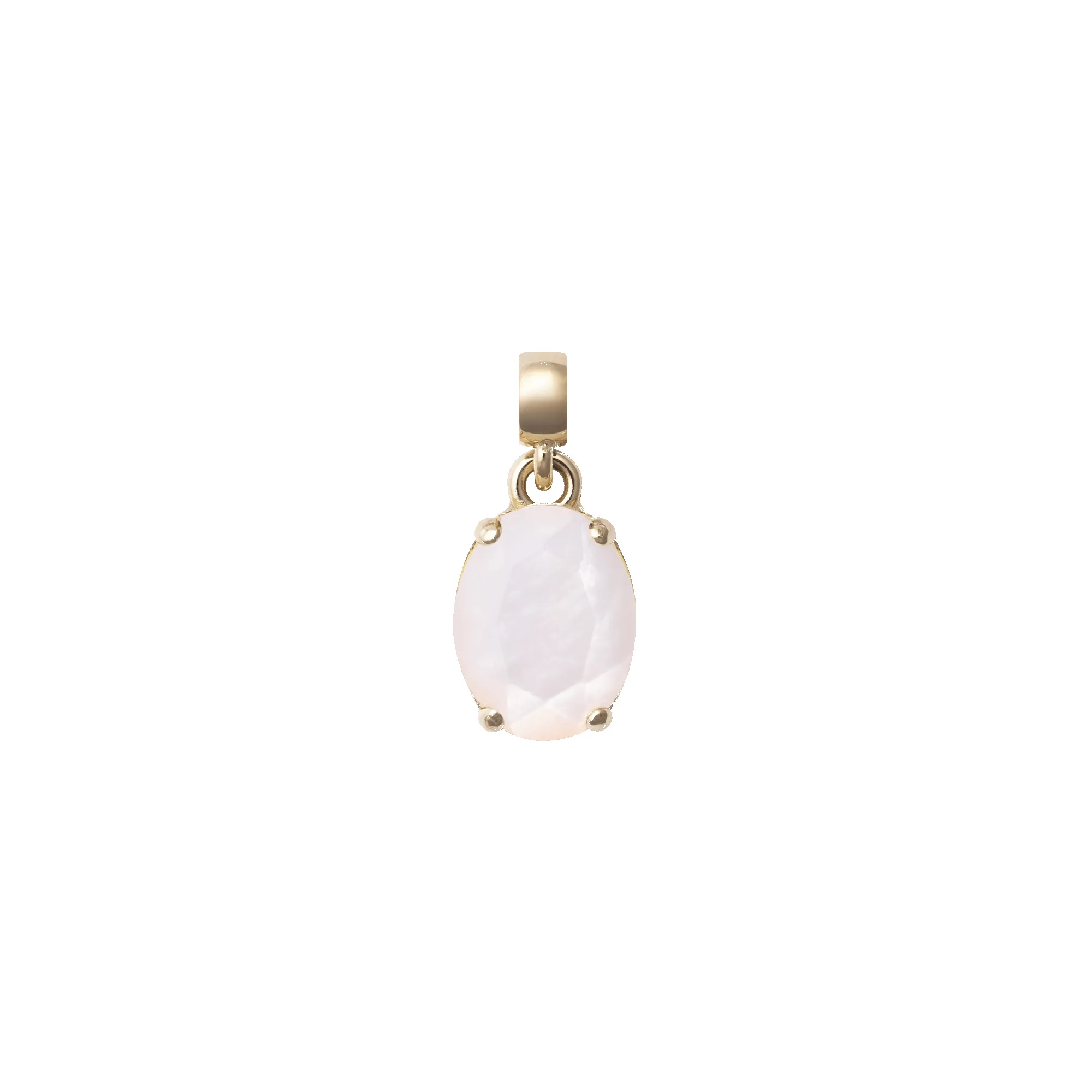 Mother of Pearl Oval Gold Charm sold by Daniel Wellington