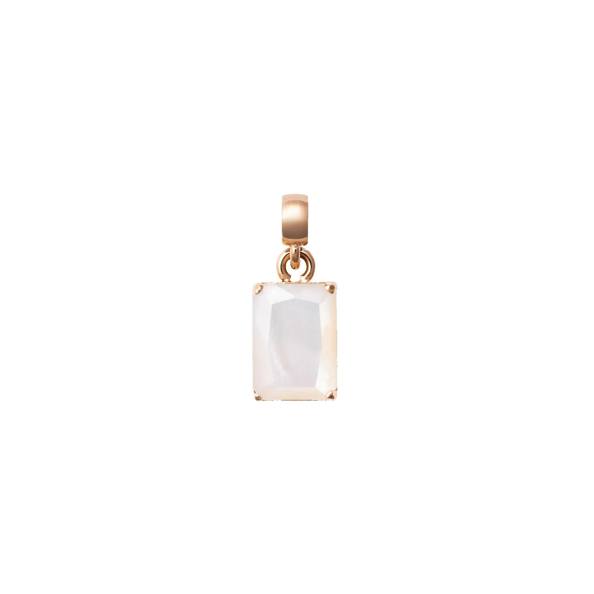 Mother of Pearl Octagon Rose Gold Charm sold by Daniel Wellington