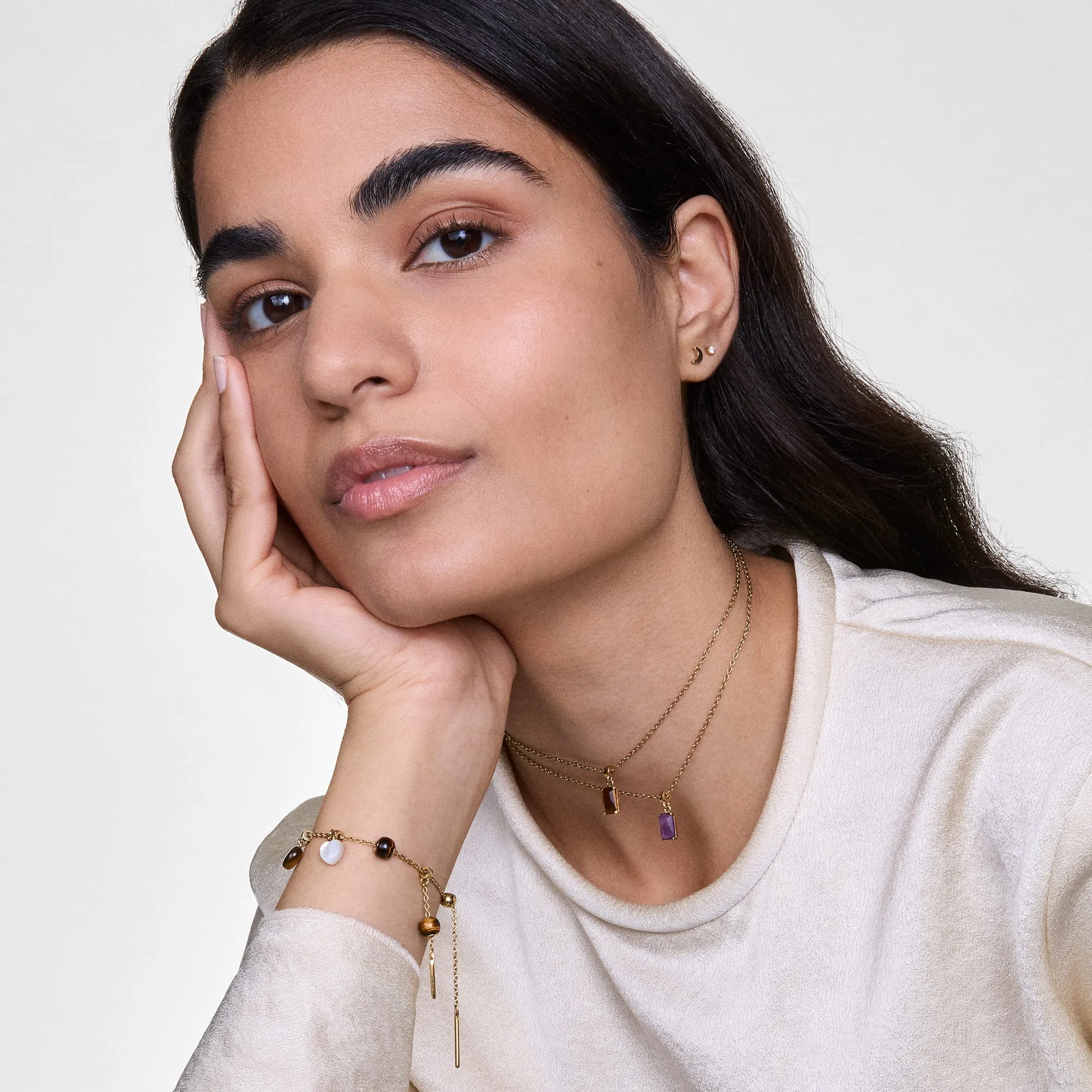 Mother of Pearl Octagon Rose Gold Charm sold by Daniel Wellington product image thumbnail 2