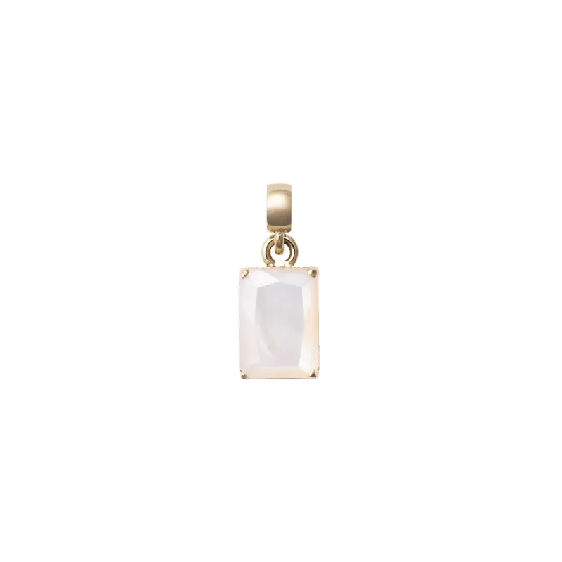 Mother of Pearl Octagon Gold Charm sold by Daniel Wellington