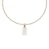 Mother of Pearl Octagon Gold Charm sold by Daniel Wellington