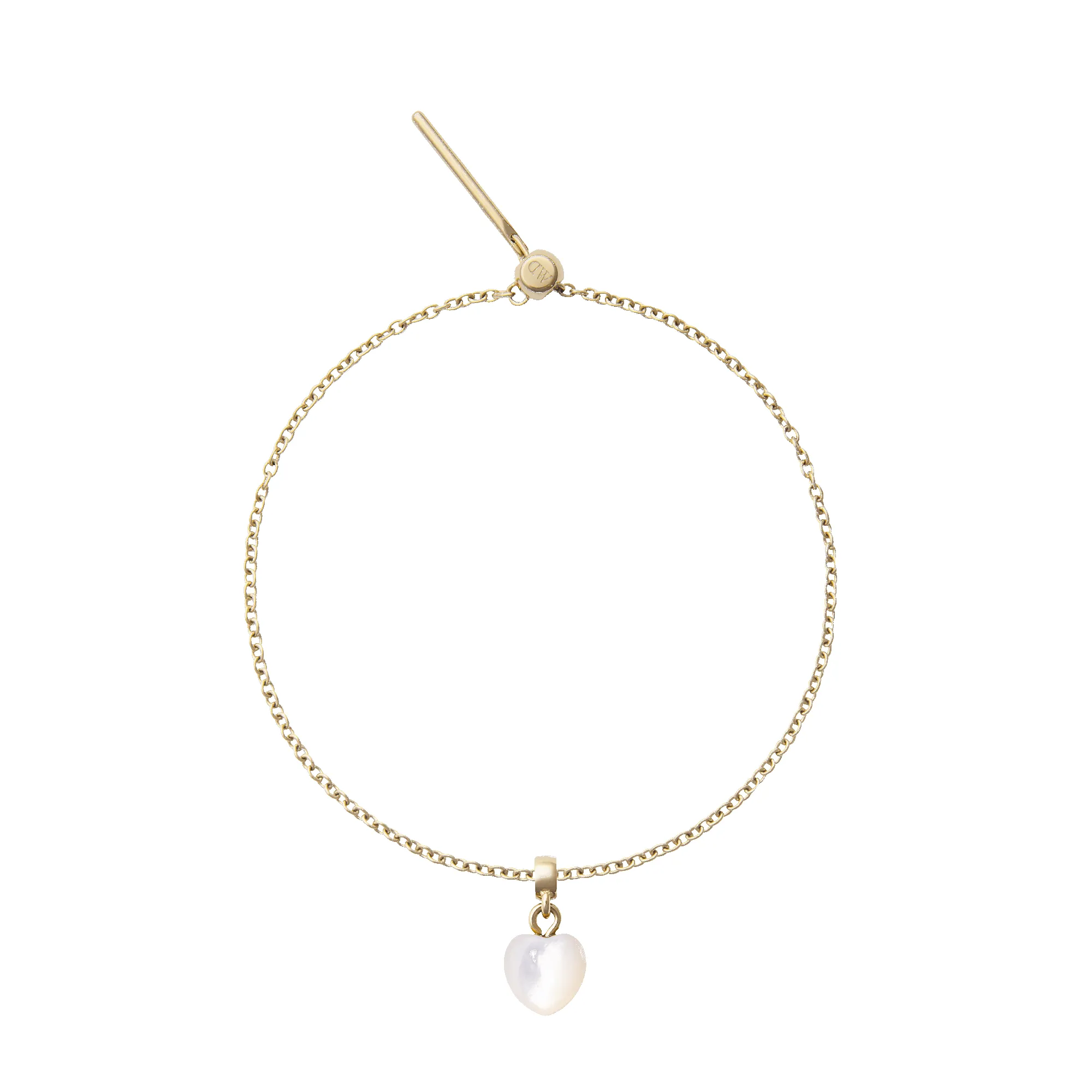 Mother of Pearl Heart Gold Charm sold by Daniel Wellington product image thumbnail 4