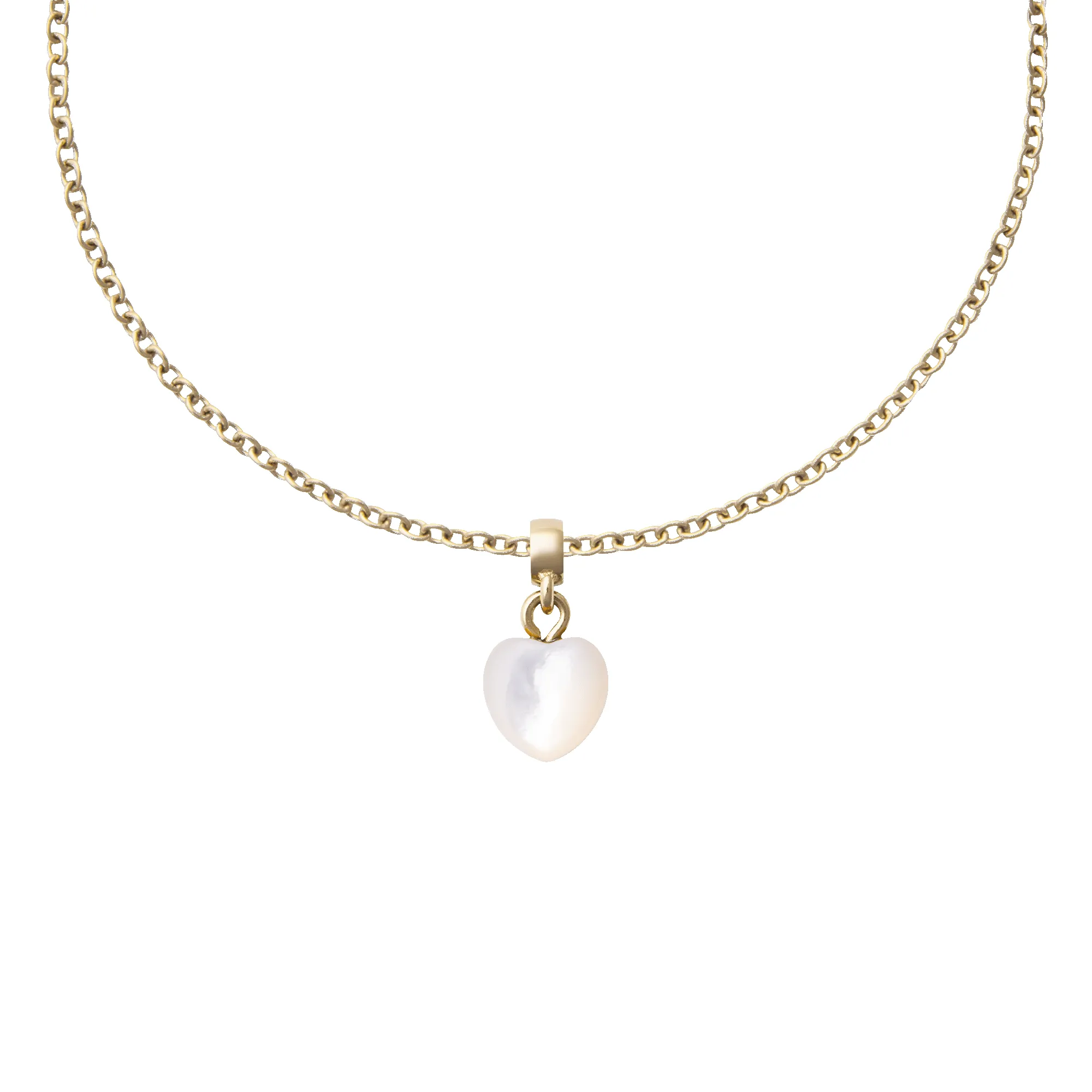 Mother of Pearl Heart Gold Charm sold by Daniel Wellington product image thumbnail 3