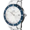 Iconic Paradigma Link Blue Bezel Silver sold by Daniel Wellington