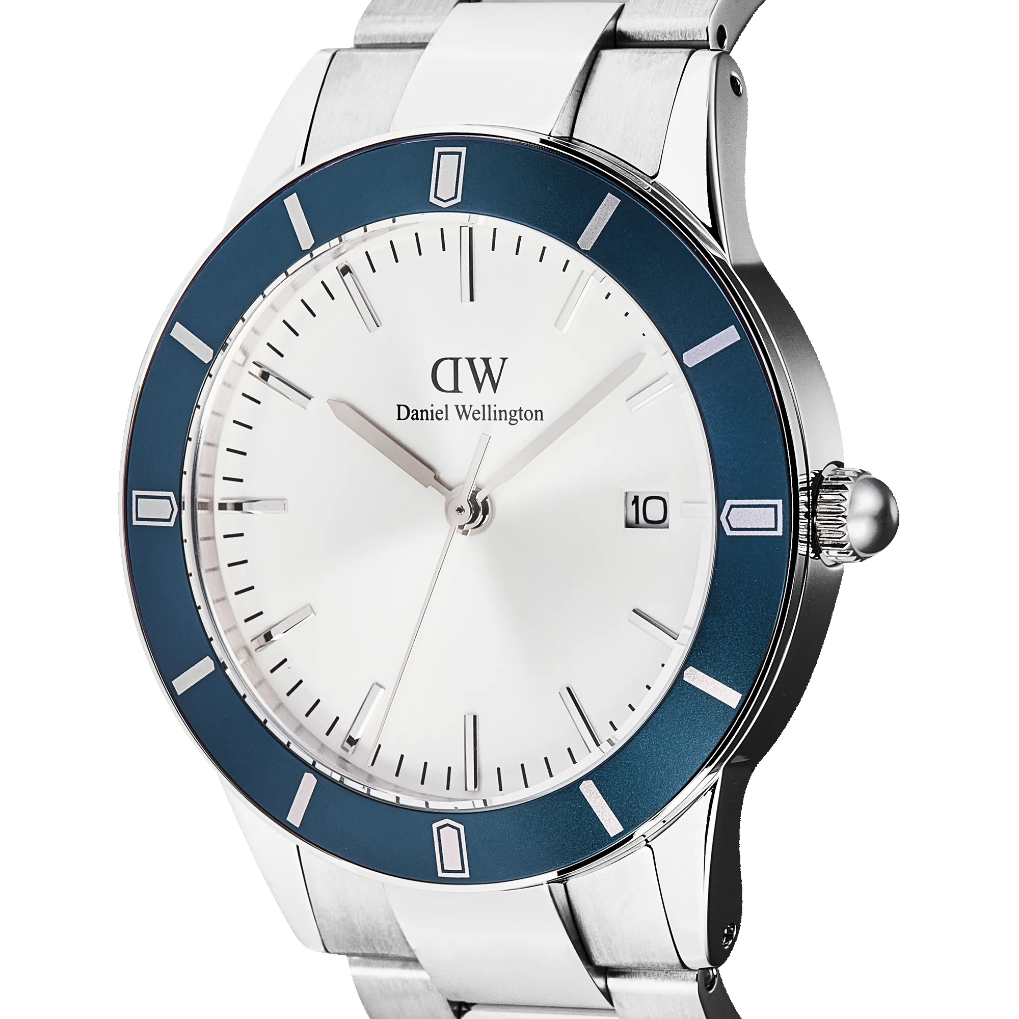Iconic Paradigma Link Blue Bezel Silver sold by Daniel Wellington product image thumbnail 5