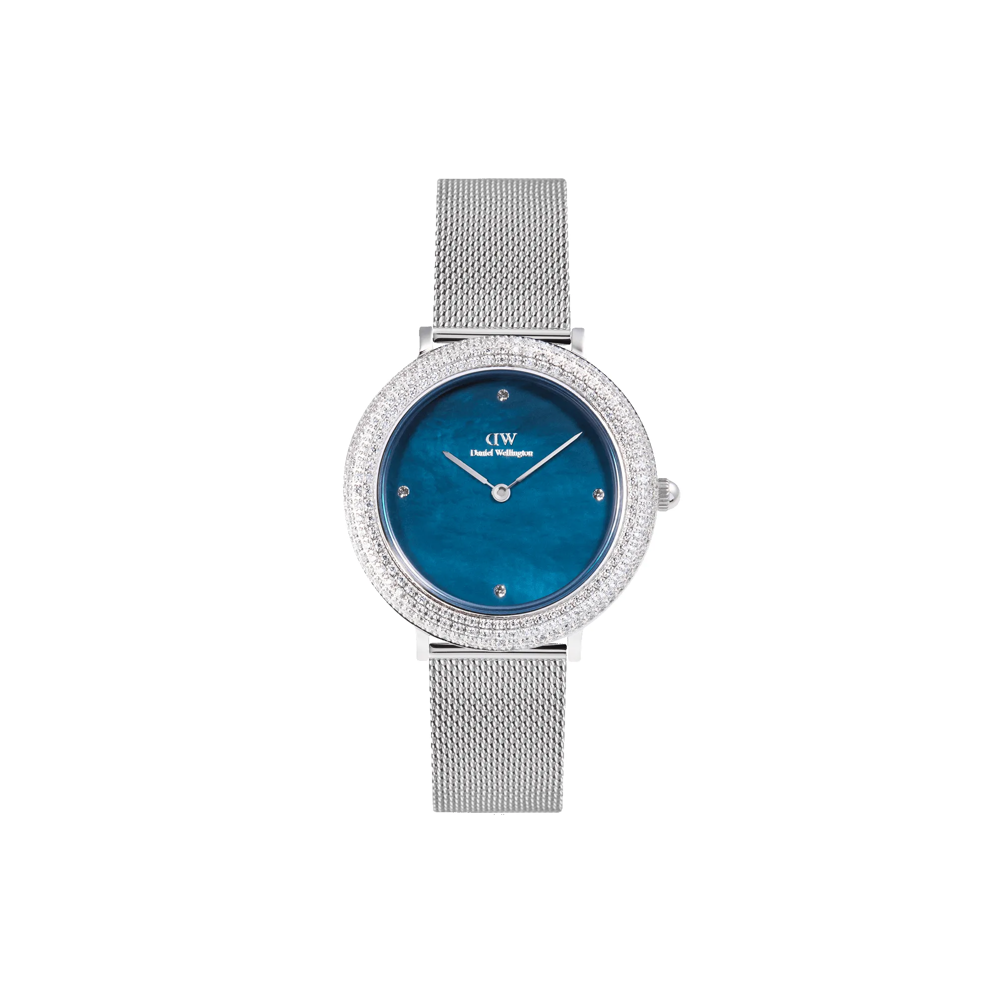 Crystalline Bezel Sterling Blue sold by Daniel Wellington