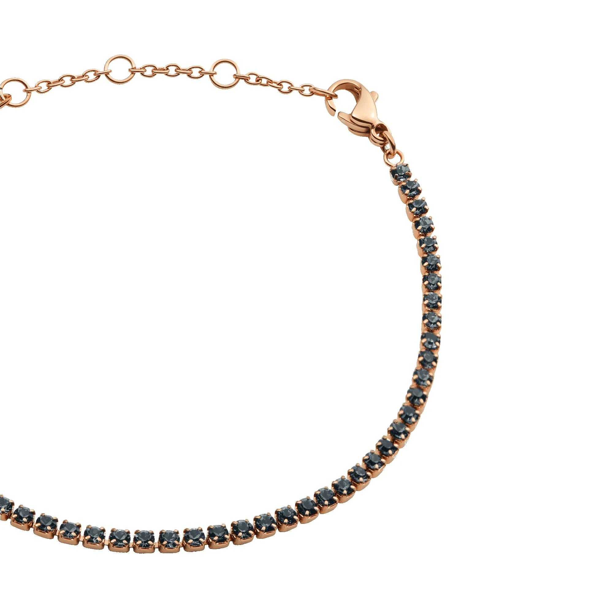 Classic Tennis Bracelet Nightfall Rose Gold sold by Daniel Wellington product image thumbnail 3