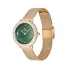 Crystalline Bezel Evergold Green sold by Daniel Wellington