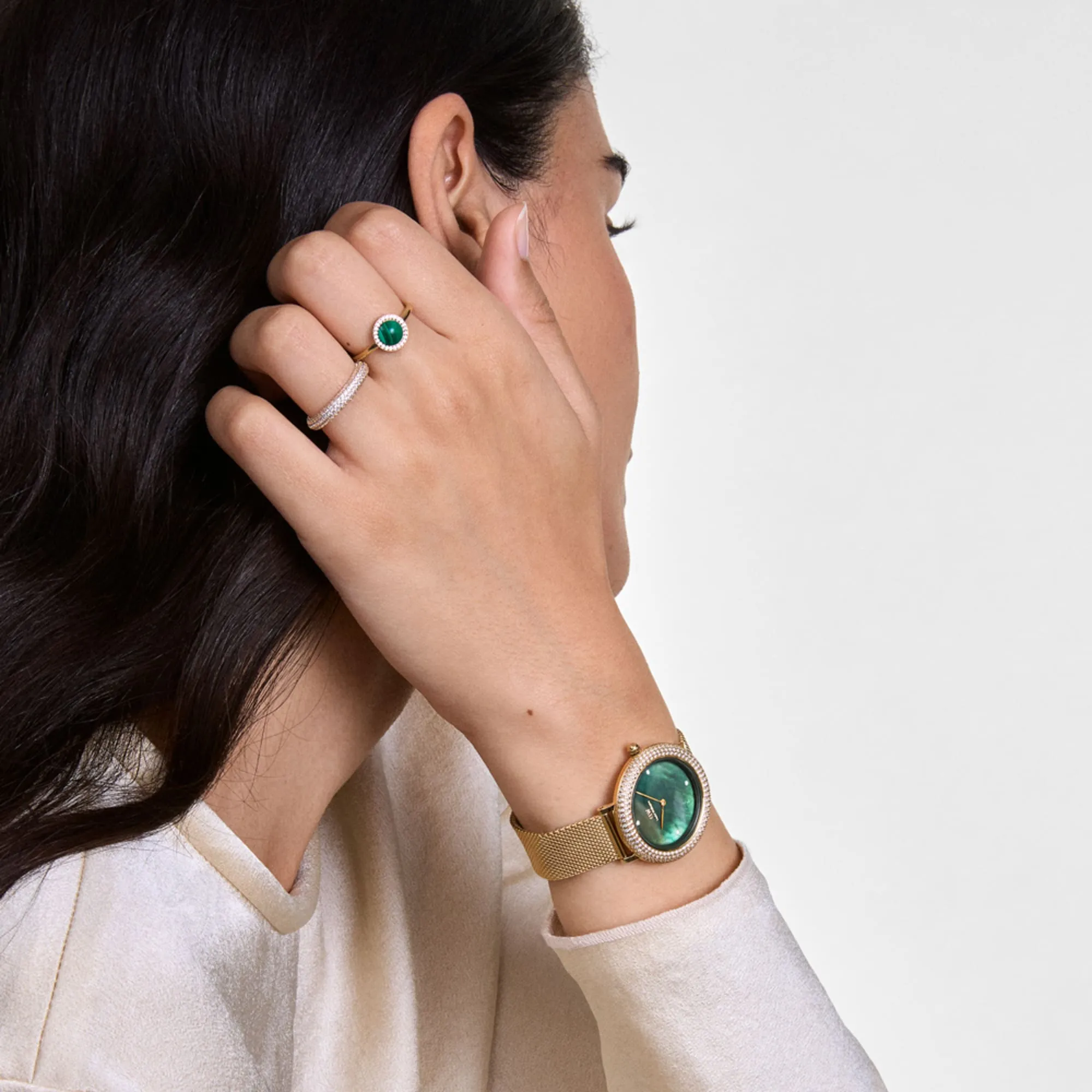 Crystalline Bezel Evergold Green sold by Daniel Wellington product image thumbnail 2
