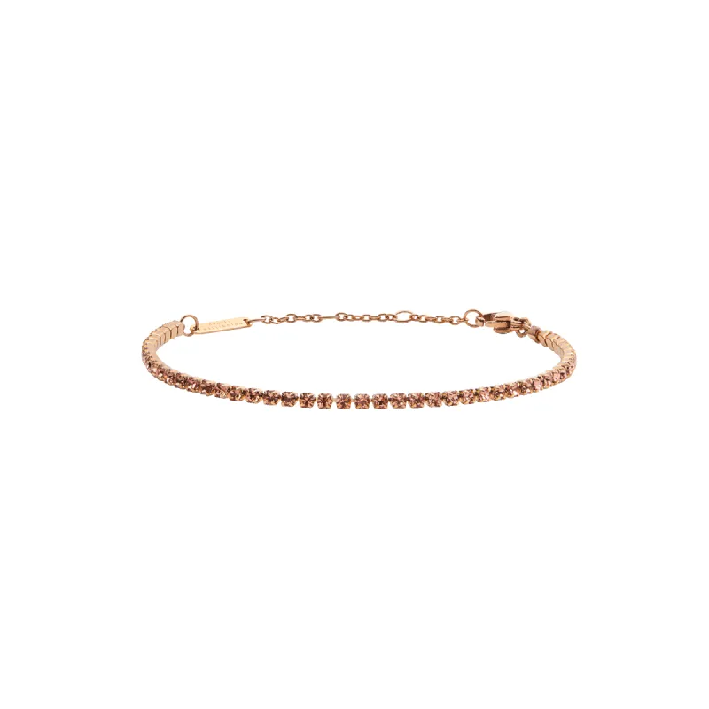 Classic Tennis Bracelet Apricot Rose Gold sold by Daniel Wellington