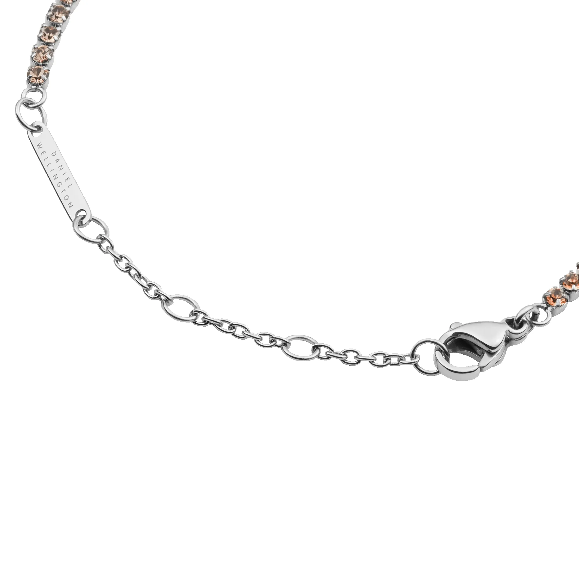 Classic Tennis Bracelet Apricot Silver sold by Daniel Wellington product image thumbnail 4