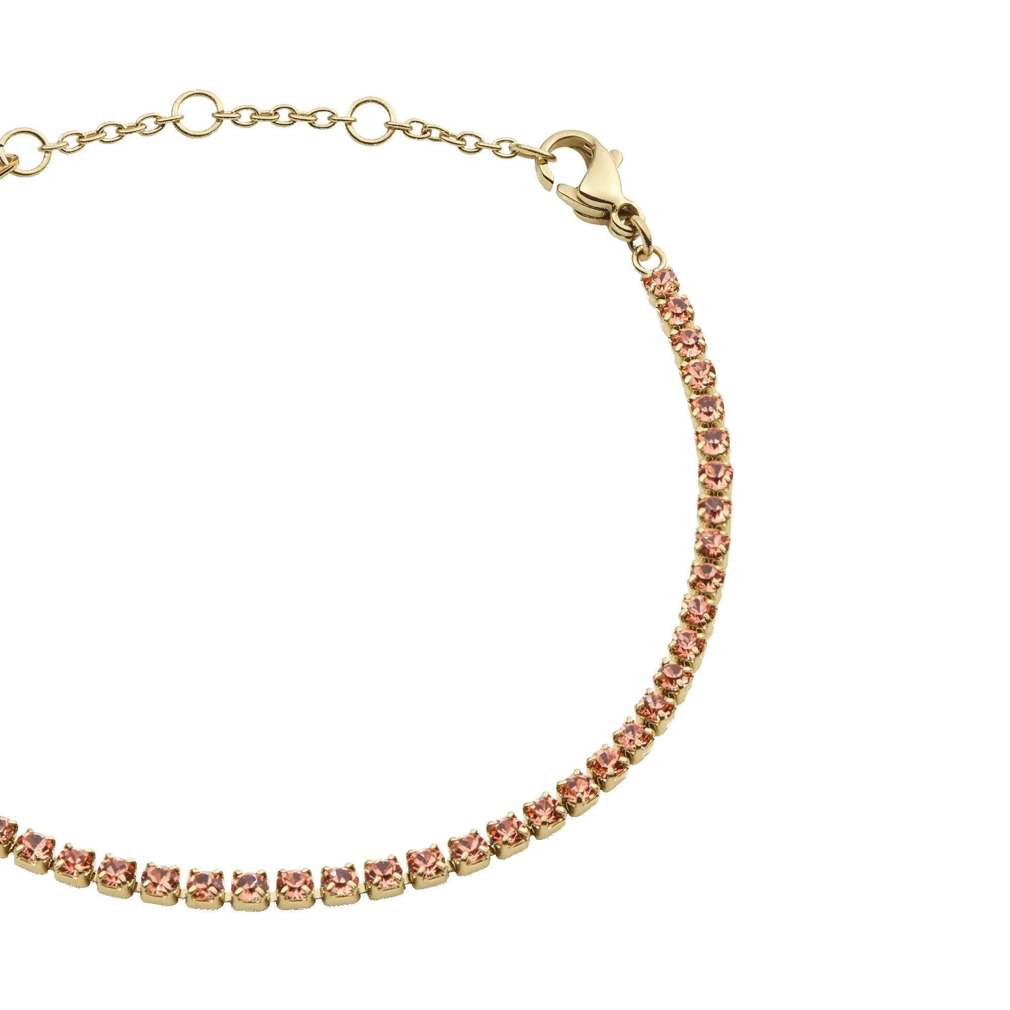 Classic Tennis Bracelet Apricot Gold sold by Daniel Wellington product image thumbnail 3